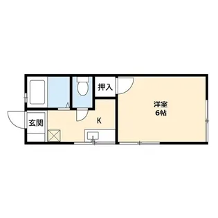 エルモードハイツC棟【2階】の間取り