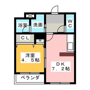 シャンテ池場【3階】の間取り