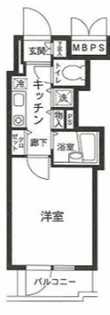 クレアシオン新中野【7階】の間取り