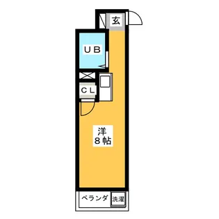 ラフィネ川名【2階】の間取り