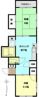 Kマンション【5階】の間取り