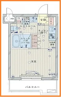 ルーブル武蔵新城弐番館【3階】の間取り