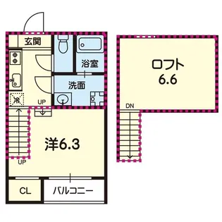 ステラ大津EAST【2階】の間取り