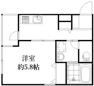 arc-en-ciel(アルカンシェル)【2階】の間取り