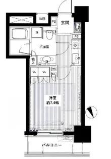 ファミール芝公園 グランスイート ラ・ヴィル【3階】の間取り