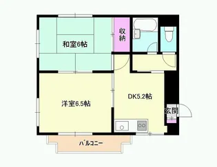サクセス八日町【4階】の間取り
