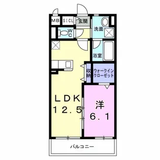 ヴィラ フェリシア【2階】の間取り