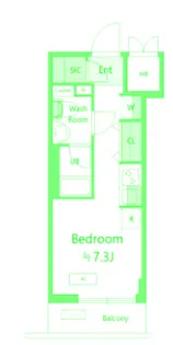 クラリッサ新綱島【2階】の間取り