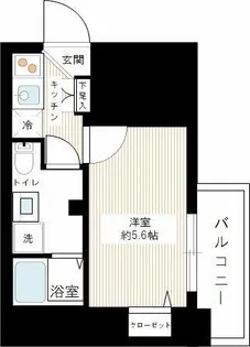 LEXE横濱阪東橋II【1階】の間取り