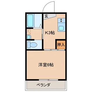 今村コーポ【2階】の間取り