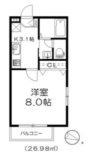 グレイスコート【2階】の間取り