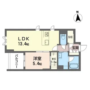 ザ・グランドオペラ 並木【2階】の間取り