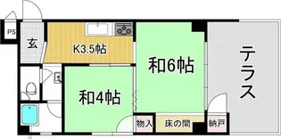 大協ビル【1階】の間取り