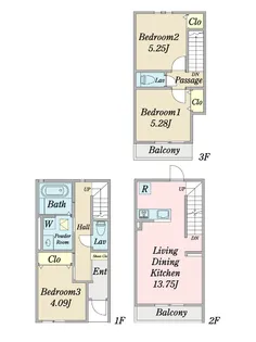 ラルジュ大島の間取り