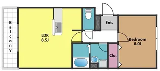 セキザン【2階】の間取り