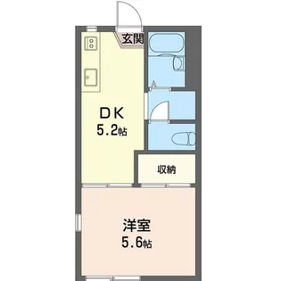 サニーハイツ【1階】の間取り
