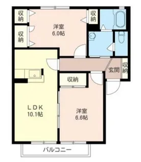 カーサムラタ【2階】の間取り