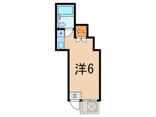 コスモハイツ後藤【1階】の間取り