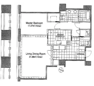 青山第一マンションズ【9階】の間取り