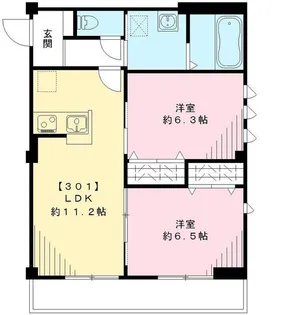 グランドソレイユ【2階】の間取り