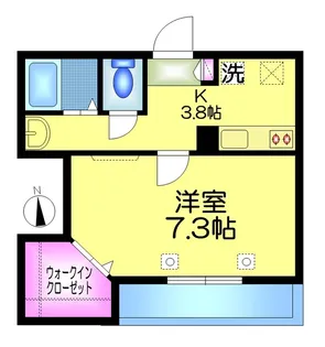 メゾンブランシュ【1階】の間取り