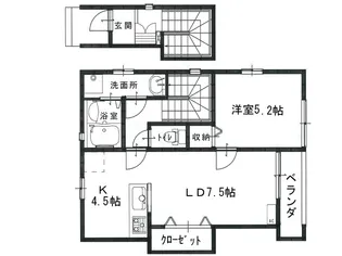 エスペランサ広野12号地【2階】の間取り