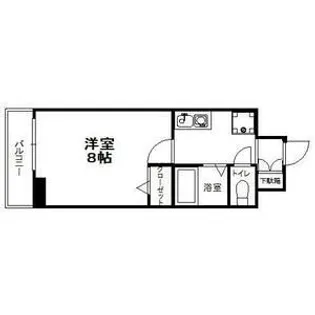 メリックビルII【2階】の間取り