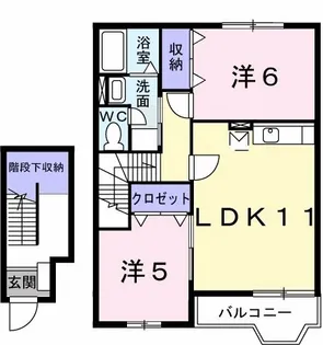 ファー イースト【2階】の間取り