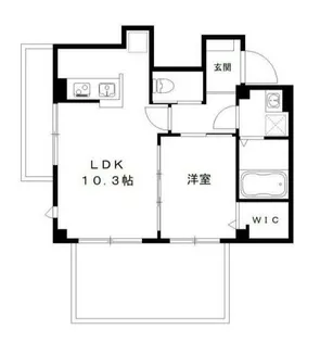 ガレ本八幡【4階】の間取り