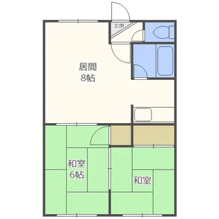 シティハイム正栄【2階】の間取り