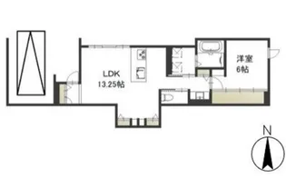 レガーレ原尾島【1階】の間取り