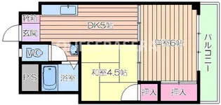 天一ハイツ【2階】の間取り