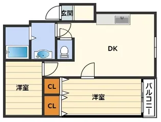 オーナーズマンション天六【4階】の間取り