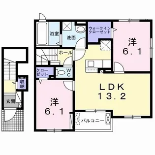 メゾン マリーゴールド【2階】の間取り