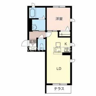 メゾン八尾本町【1階】の間取り