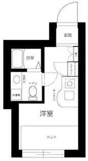Apartment小石川後楽園【2階】の間取り