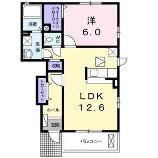 サンシャインハウス 地【1階】の間取り