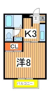 プロウ新柏【1階】の間取り