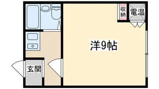 ヒューマンビレッジ【1階】の間取り