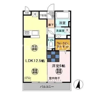 アクアフィールド【3階】の間取り