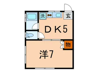 山辺荘【1階】の間取り