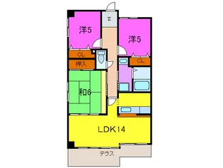 ボンシックコロニ- Iの間取り