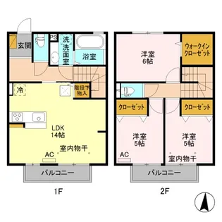 プリマヴィスタの間取り