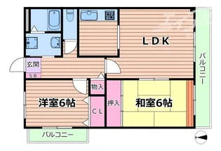 サウス・ステーション公輝【4階】の間取り