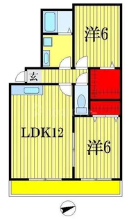 アンサンブル若葉B棟【1階】の間取り