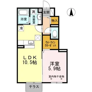 PROUD M【1階】の間取り