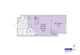 EXAM新中野II【4階】の間取り