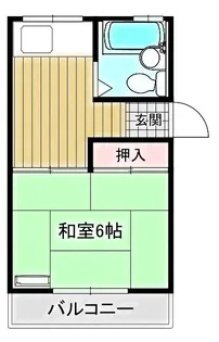 アートハイツI【1階】の間取り