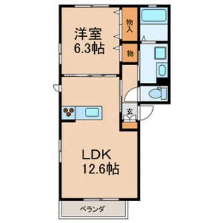 Brisa marina (ブリサマリナ)【2階】の間取り