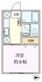 ハイツエスポアールII【2階】の間取り